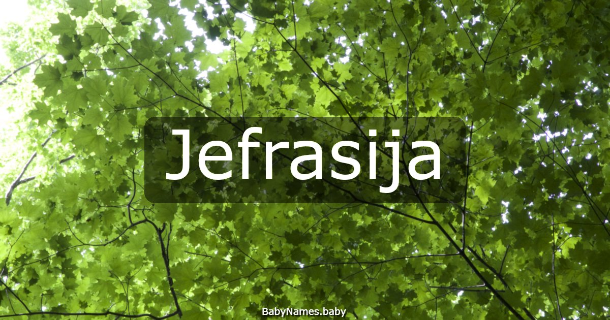 Jefrasija