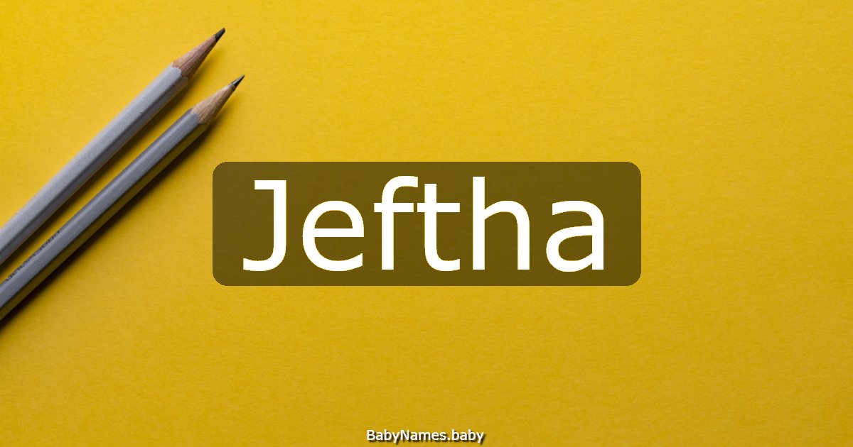 Jeftha