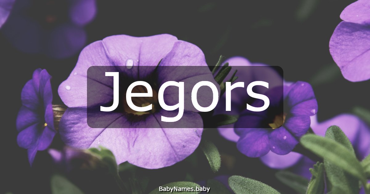 Jegors