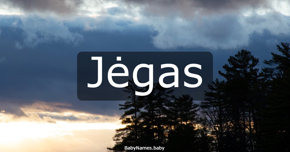 Jėgas