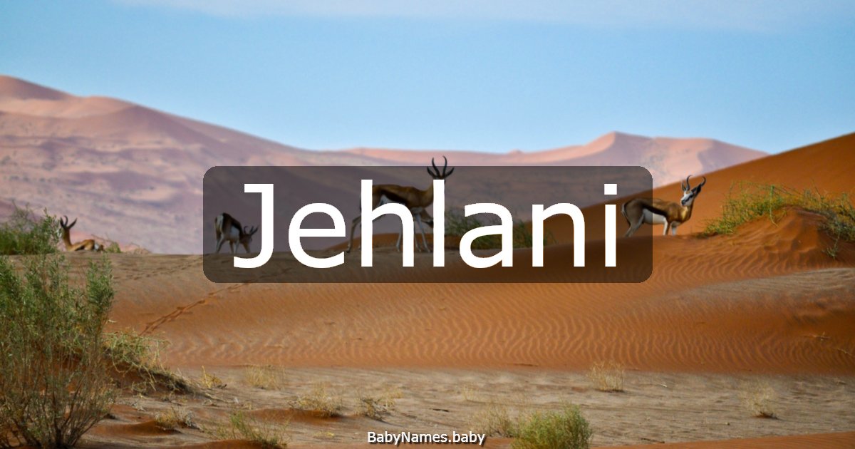 Jehlani