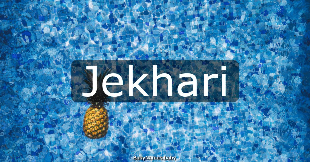 Jekhari