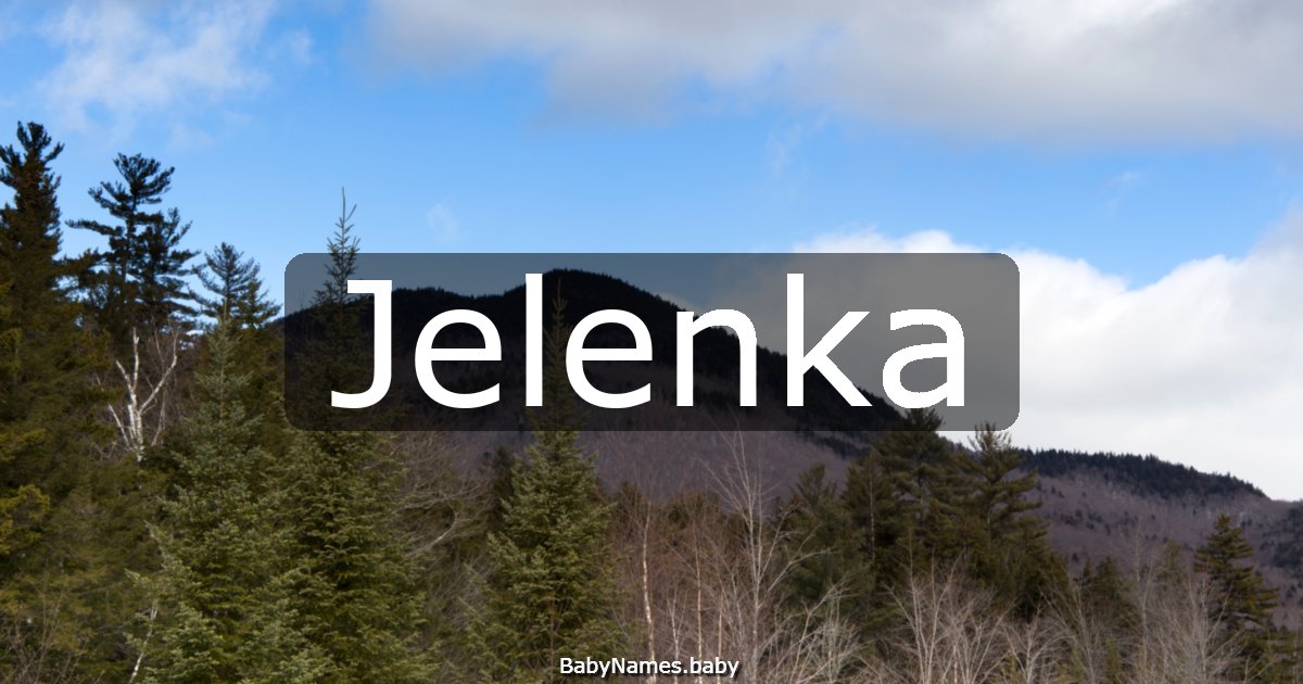 Jelenka