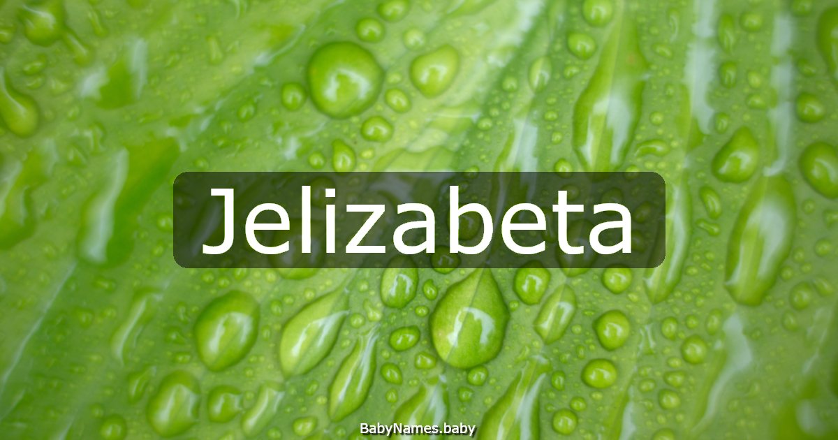 Jelizabeta