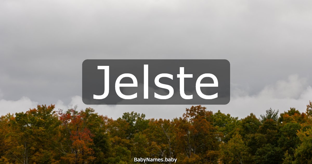Jelste