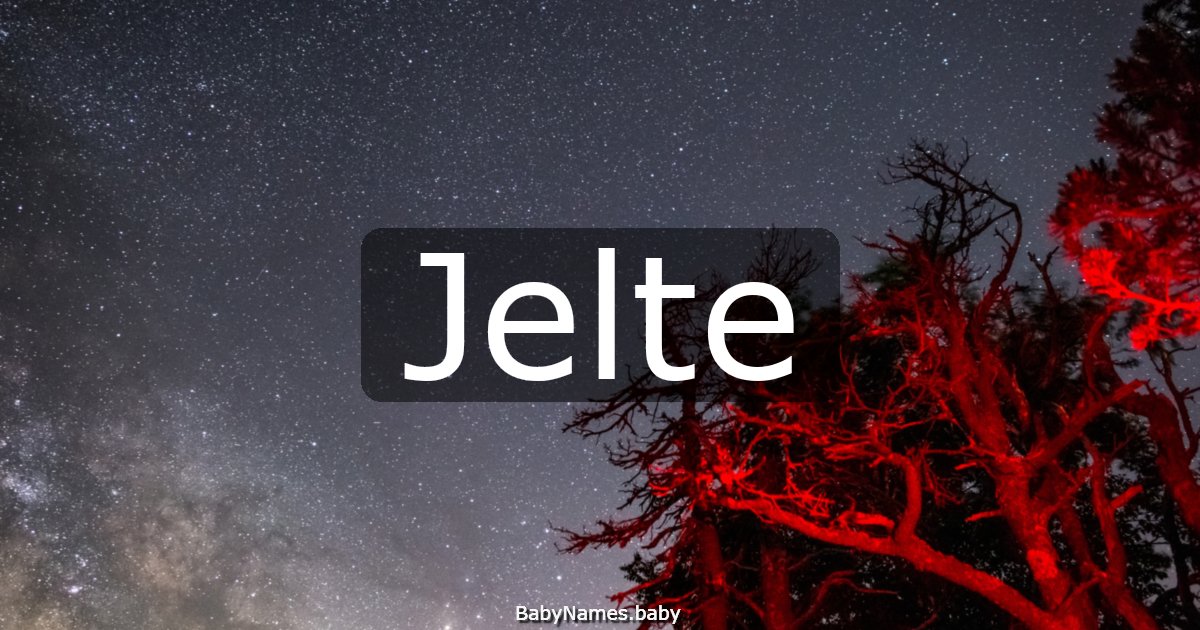 Jelte