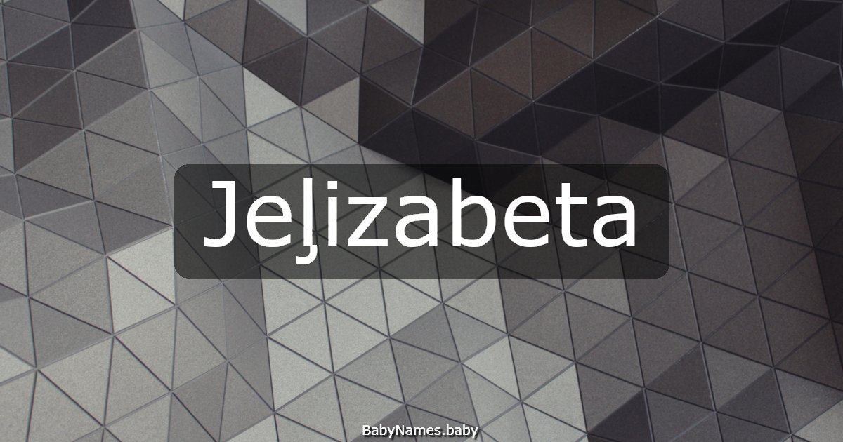 Jeļizabeta