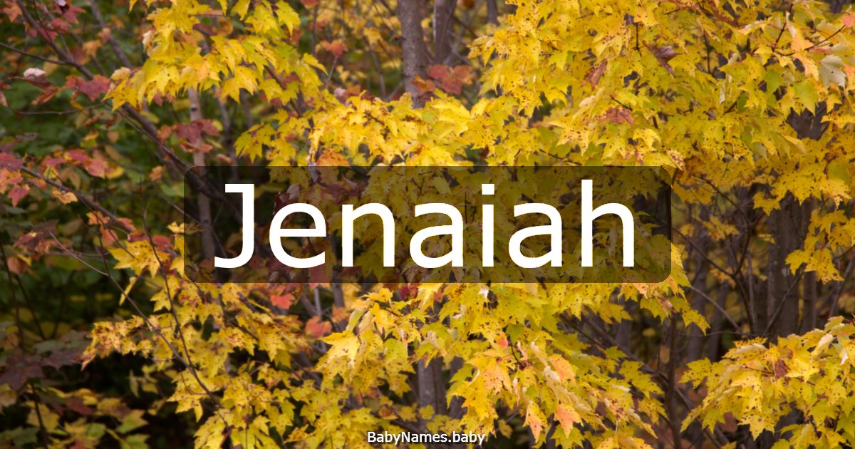 Jenaiah