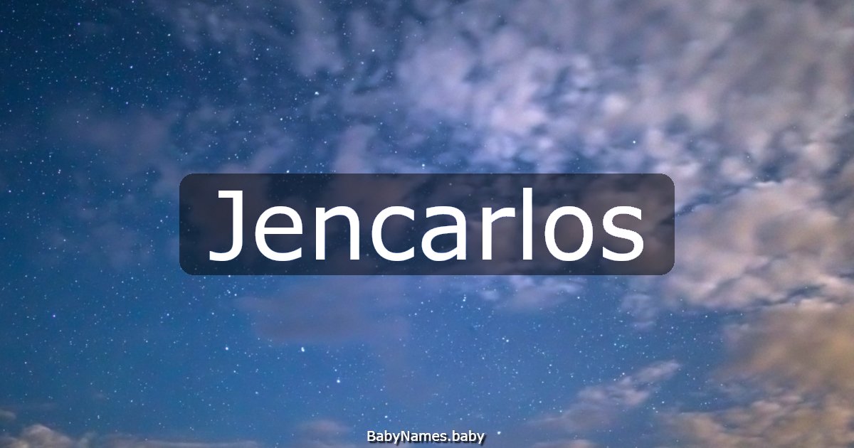 Jencarlos