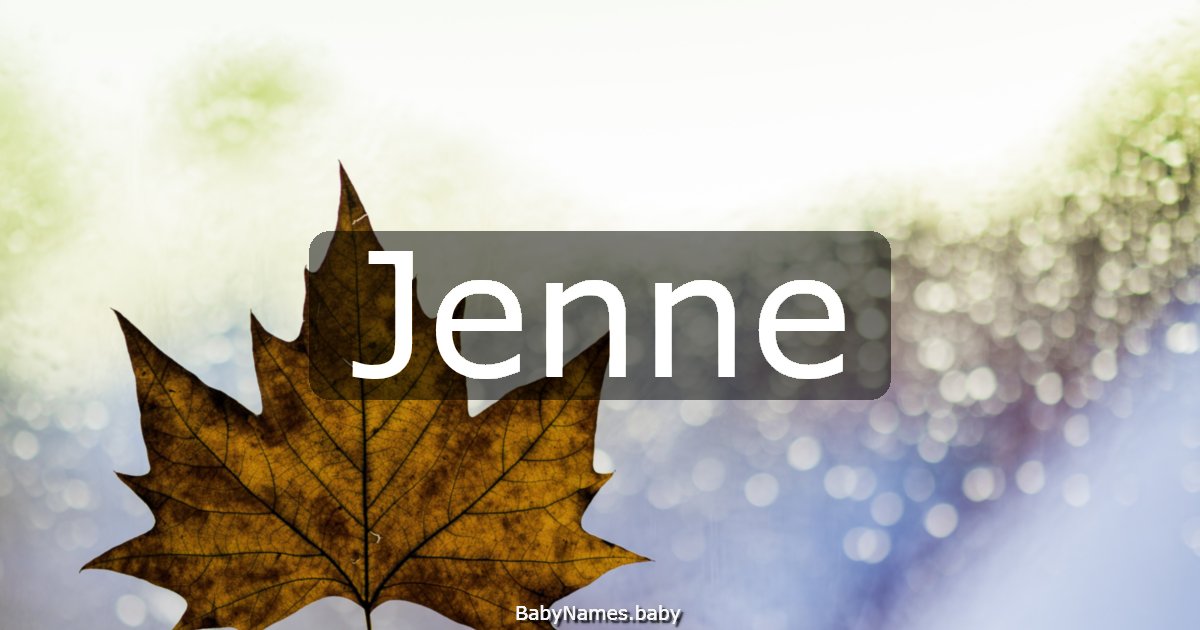 Jenne