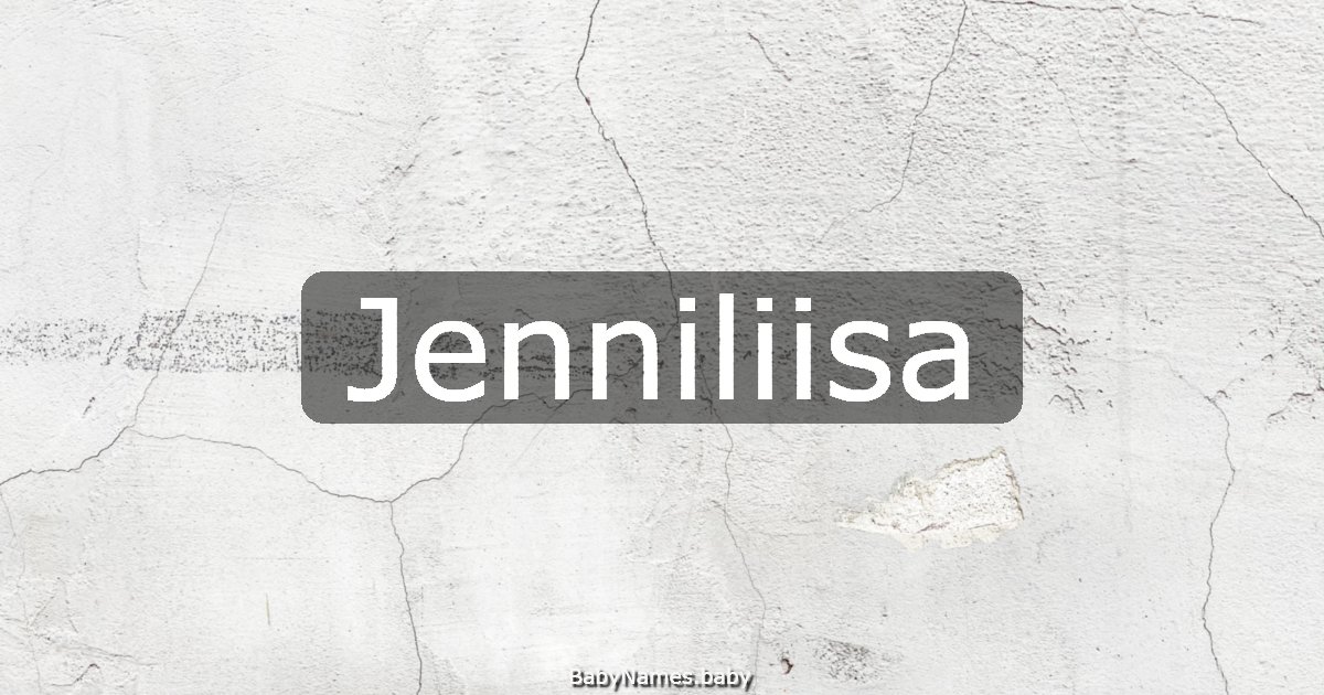 Jenniliisa