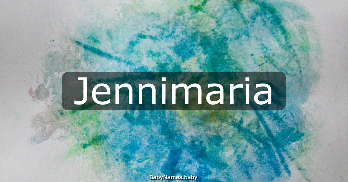 Jennimaria