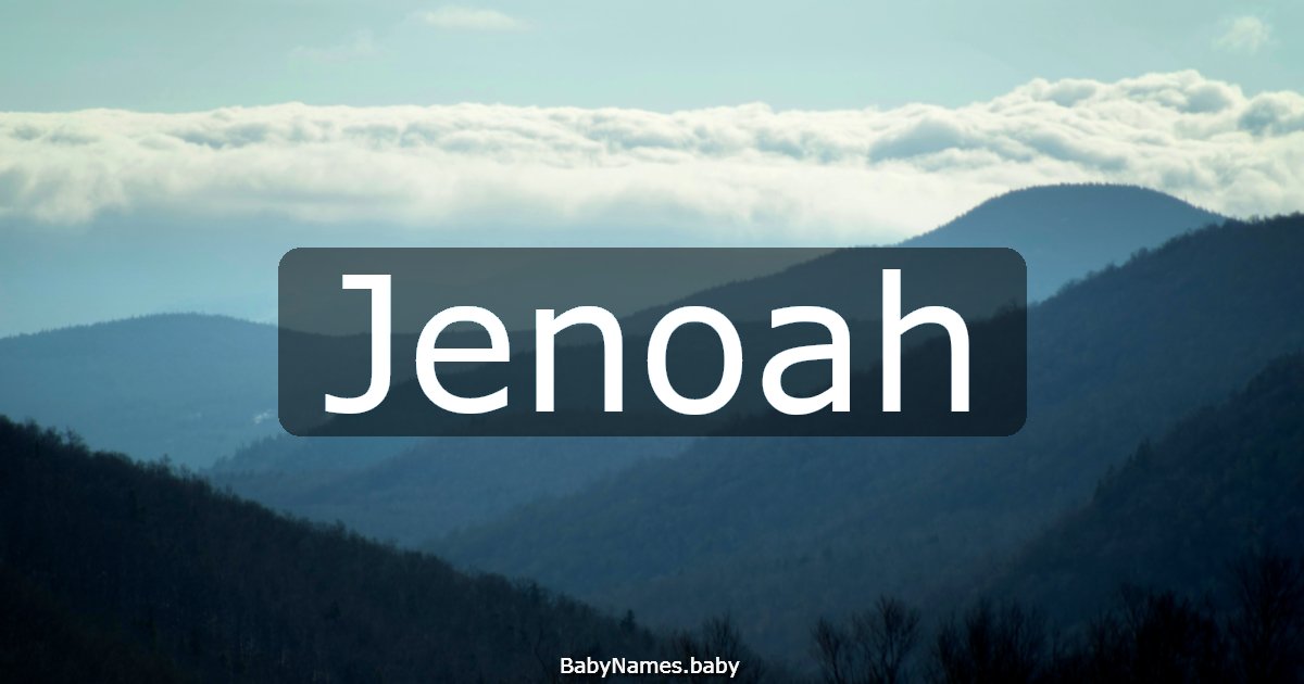 Jenoah