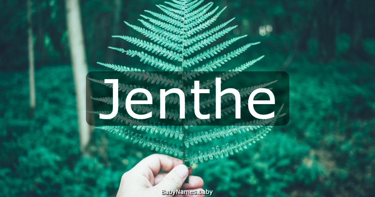 Jenthe