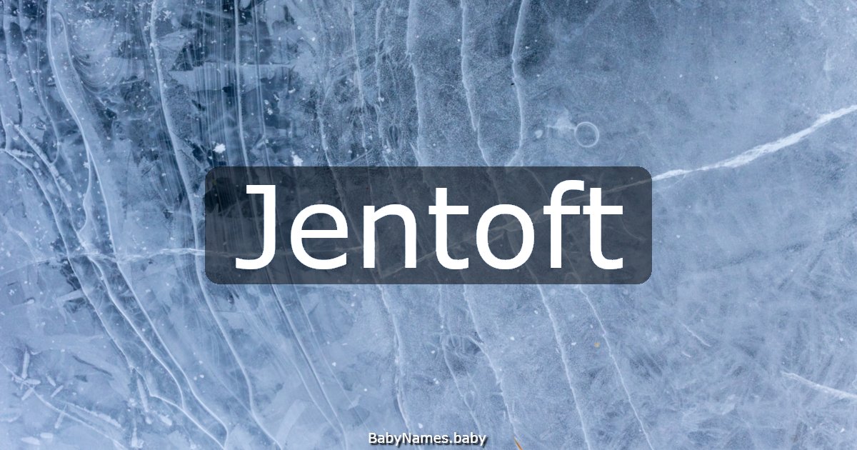 Jentoft