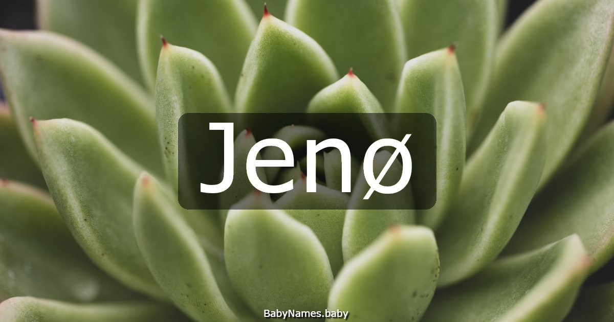 Jenø