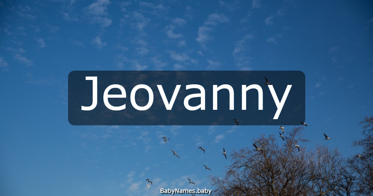 Jeovanny