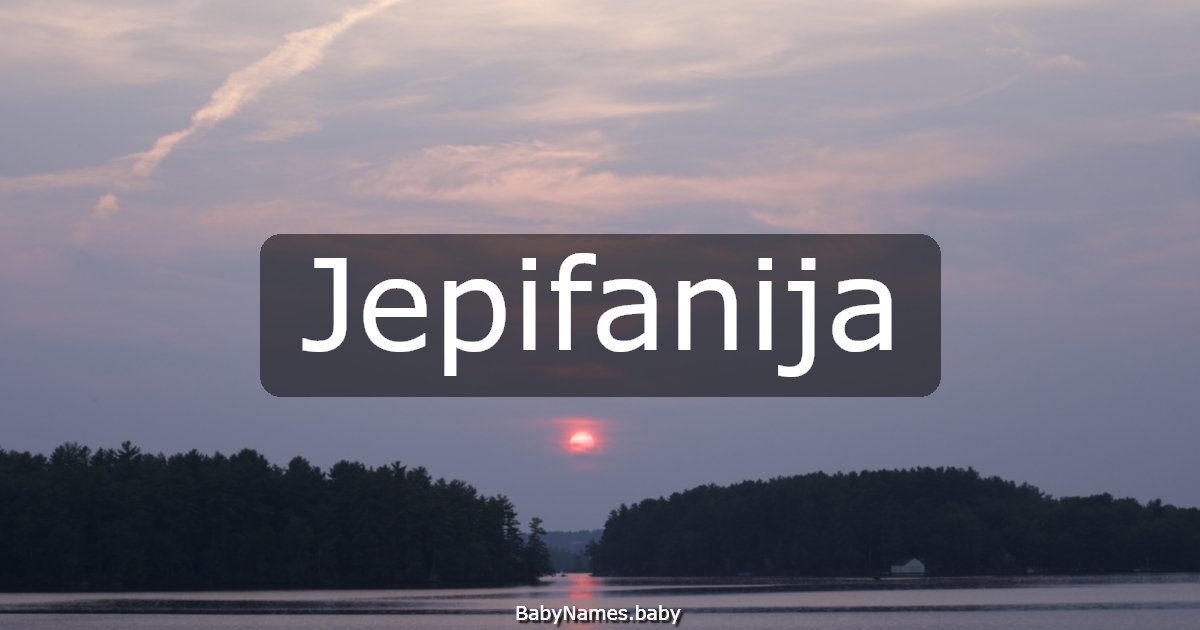 Jepifanija