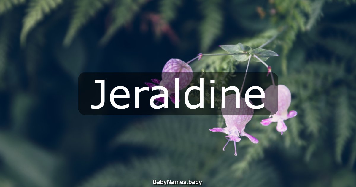 Jeraldine