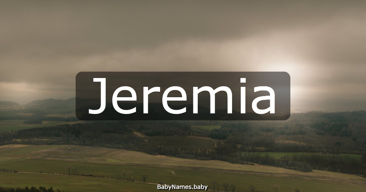 Jeremia
