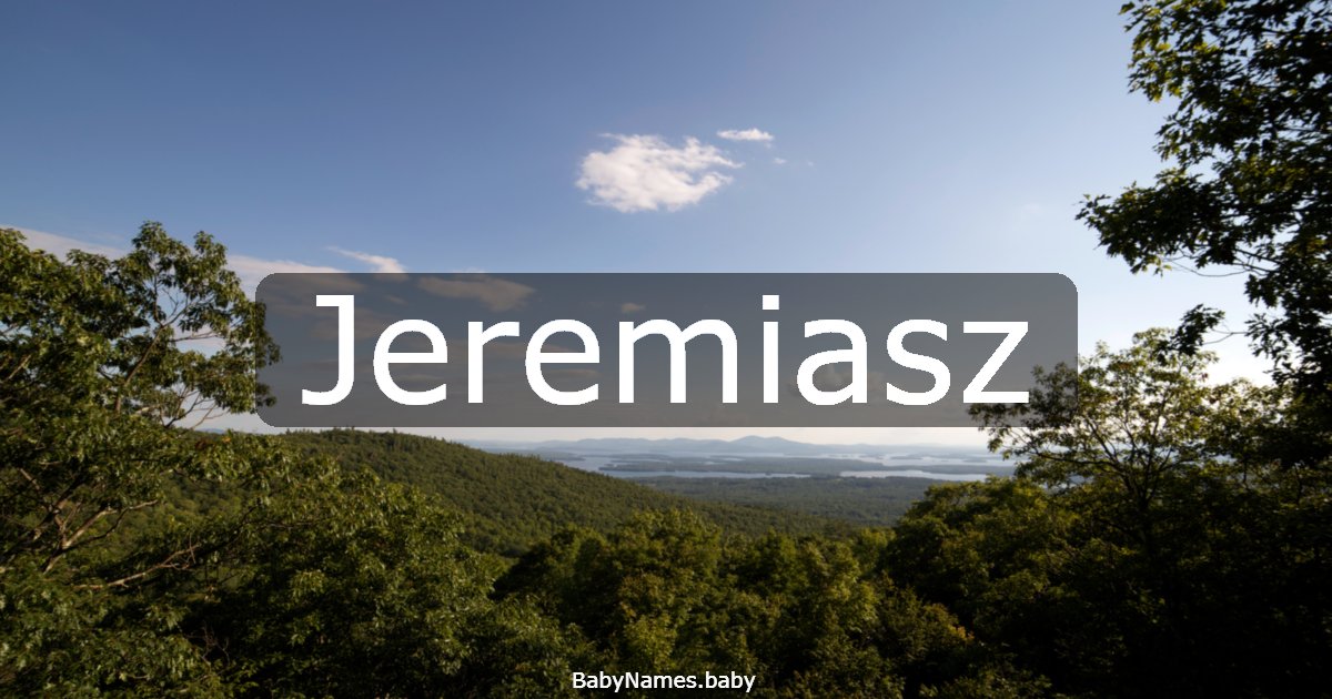 Jeremiasz