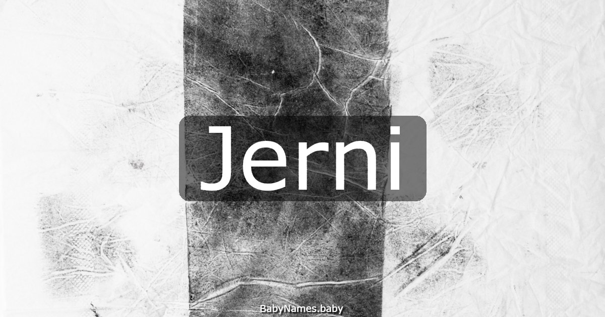 Jerni