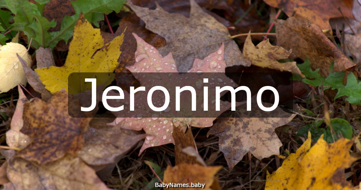 Jeronimo