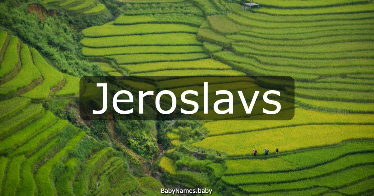 Jeroslavs
