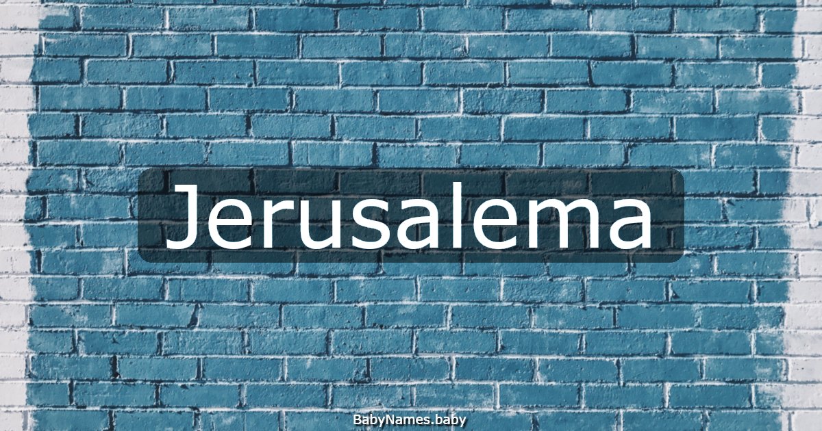 Jerusalema