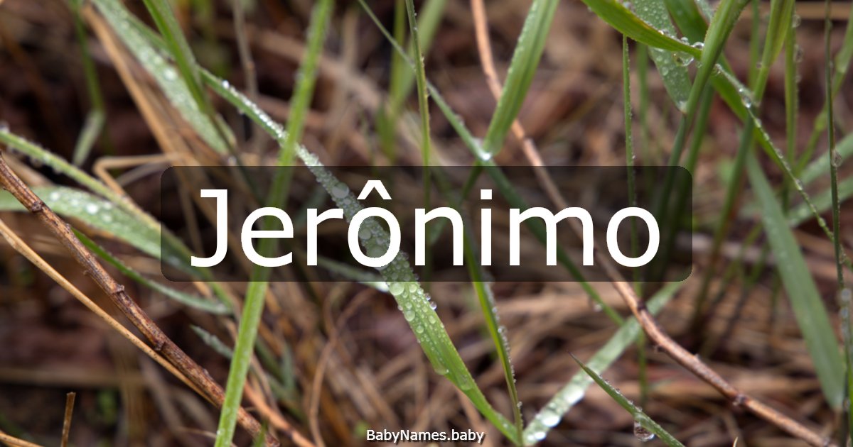 Jerônimo