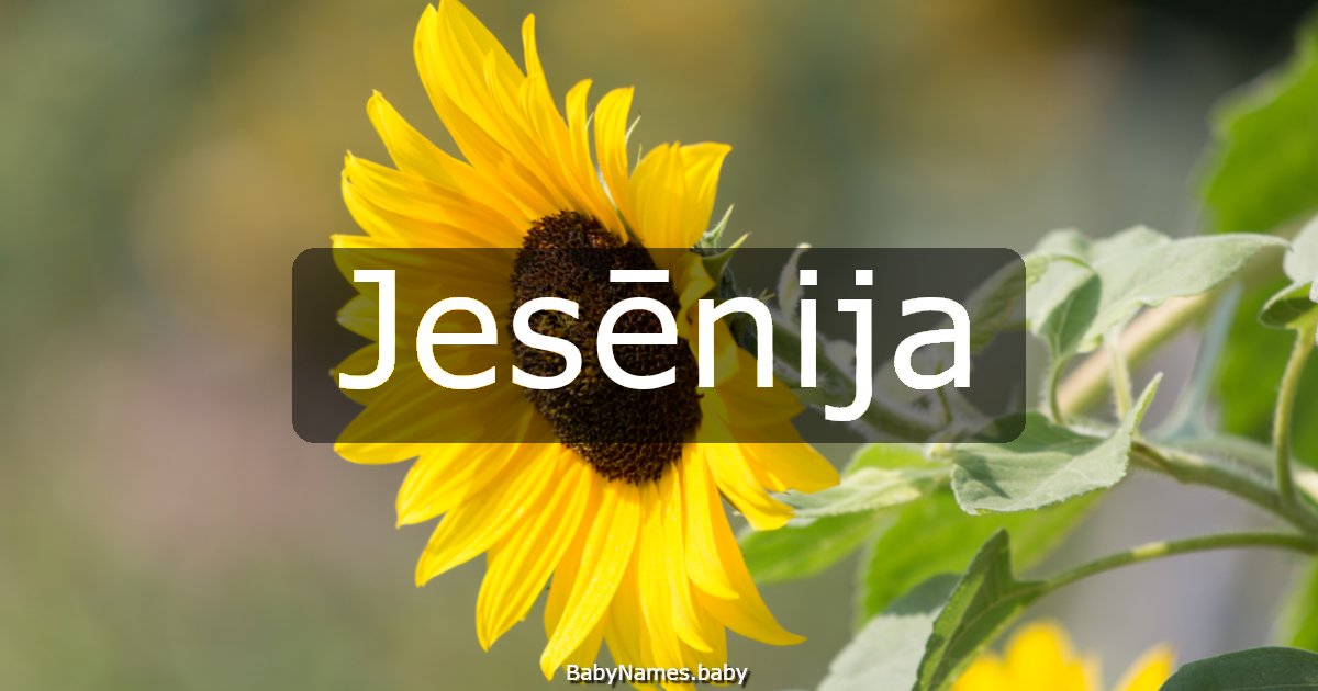 Jesēnija