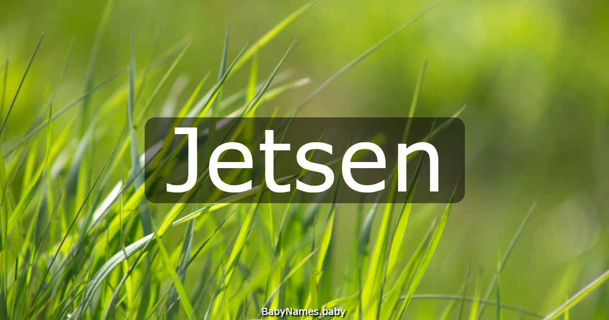 Jetsen