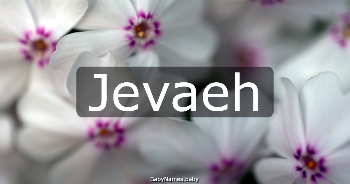 Jevaeh