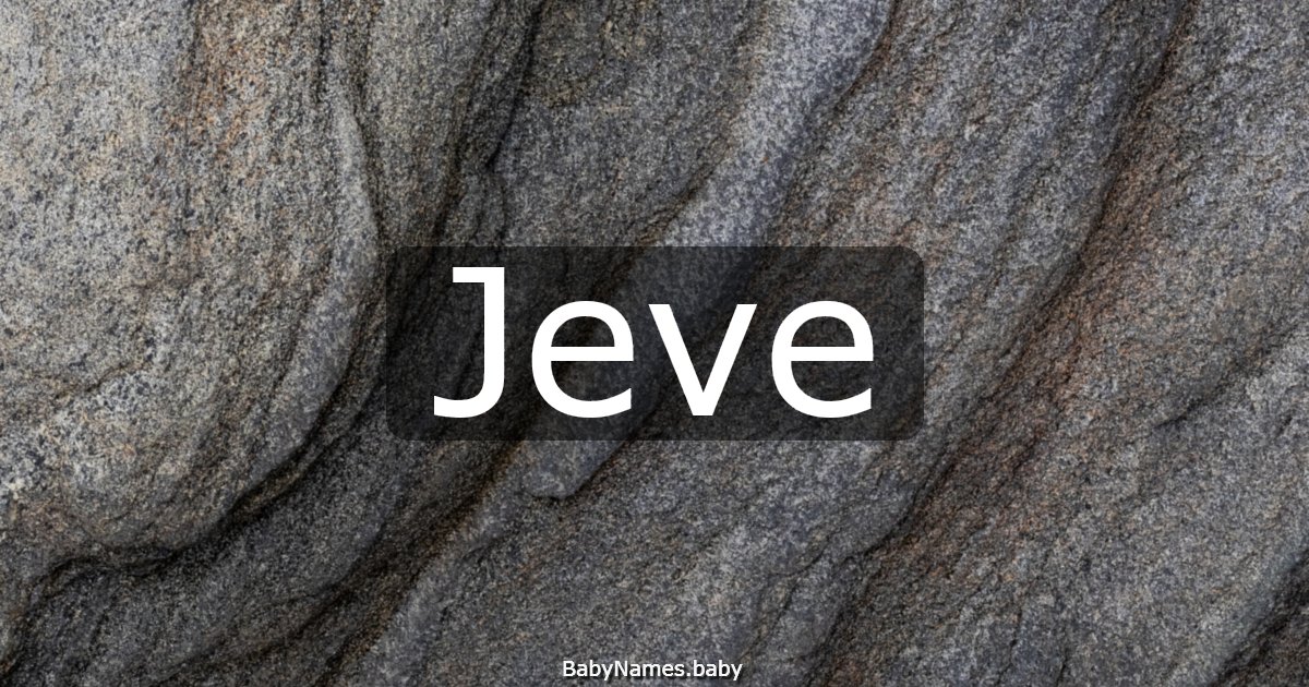 Jeve