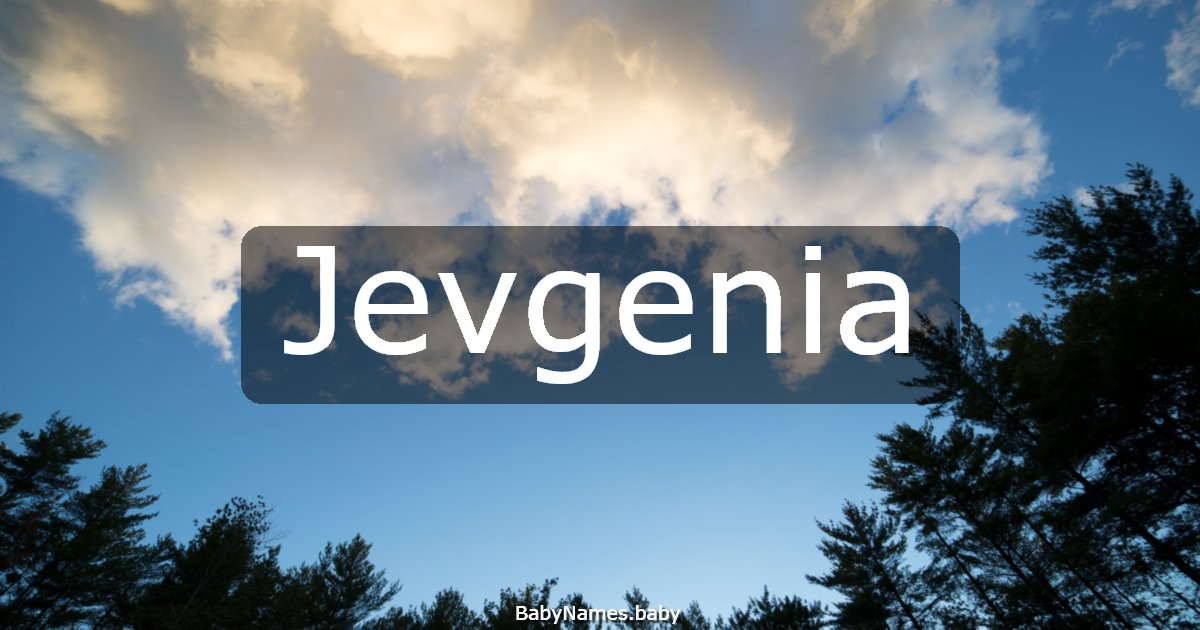Jevgenia