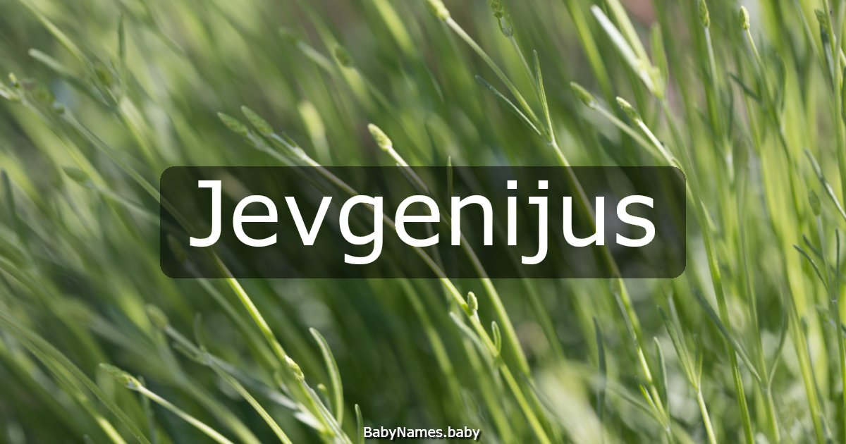 Jevgenijus