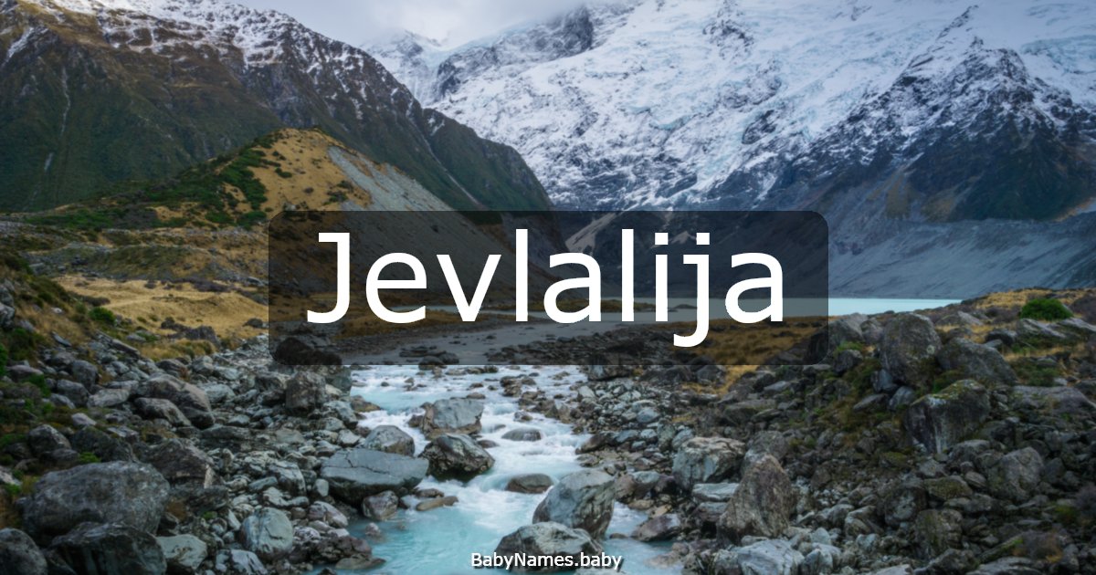Jevlalija