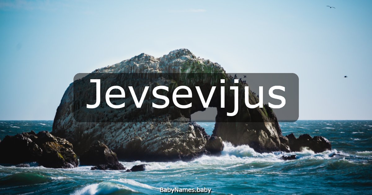 Jevsevijus