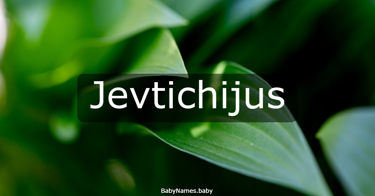 Jevtichijus