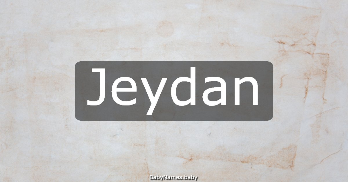 Jeydan