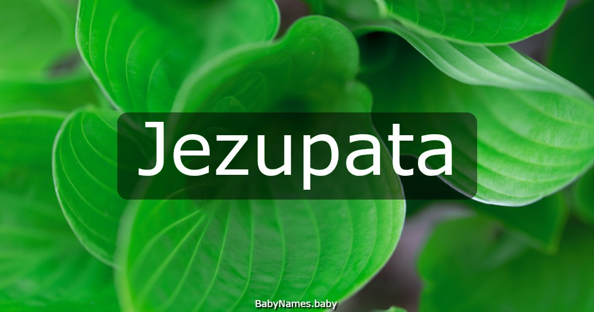 Jezupata