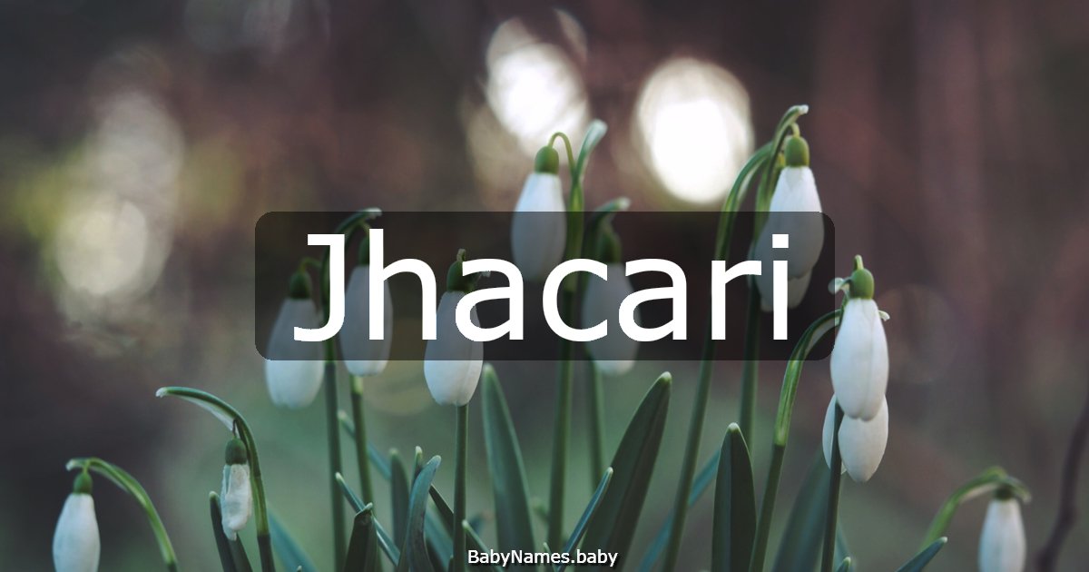 Jhacari