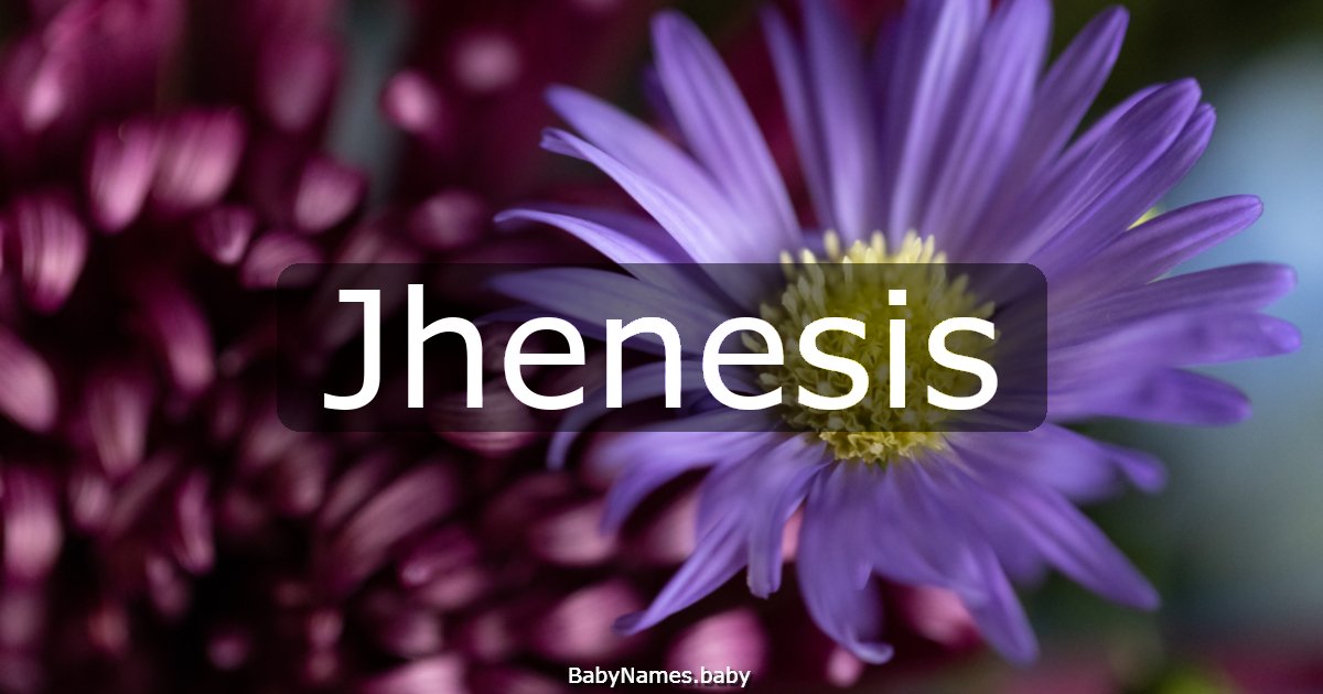 Jhenesis