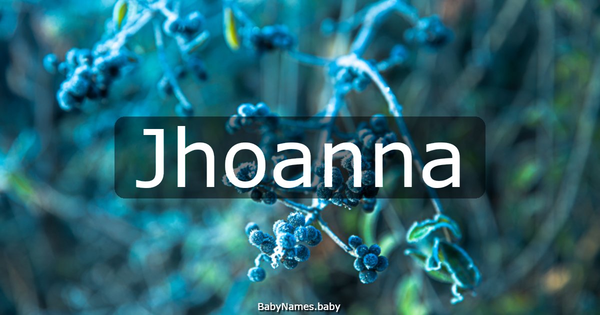 Jhoanna