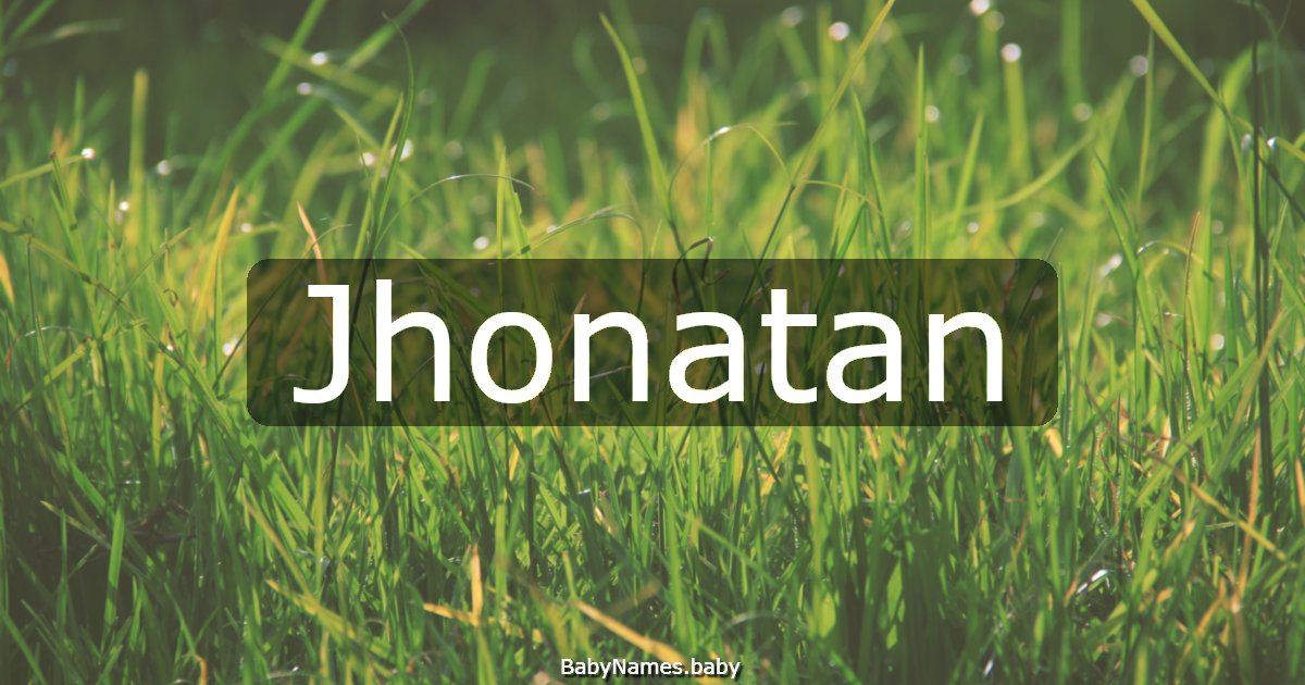 Jhonatan