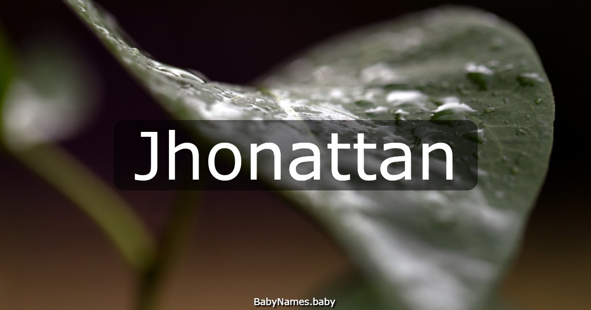 Jhonattan