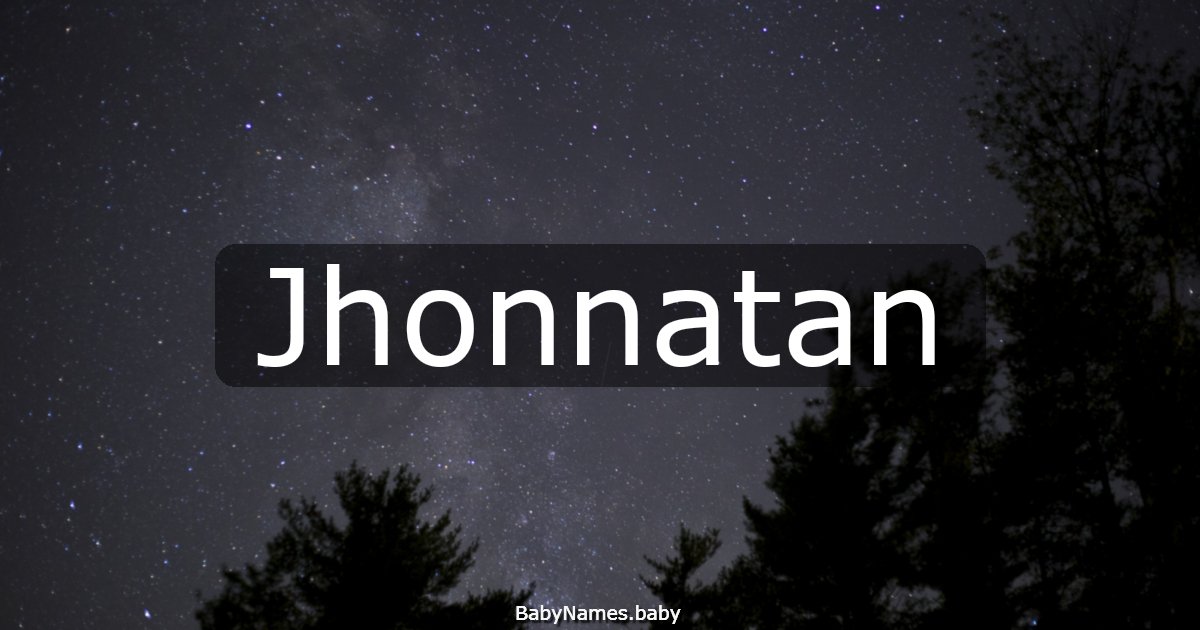 Jhonnatan