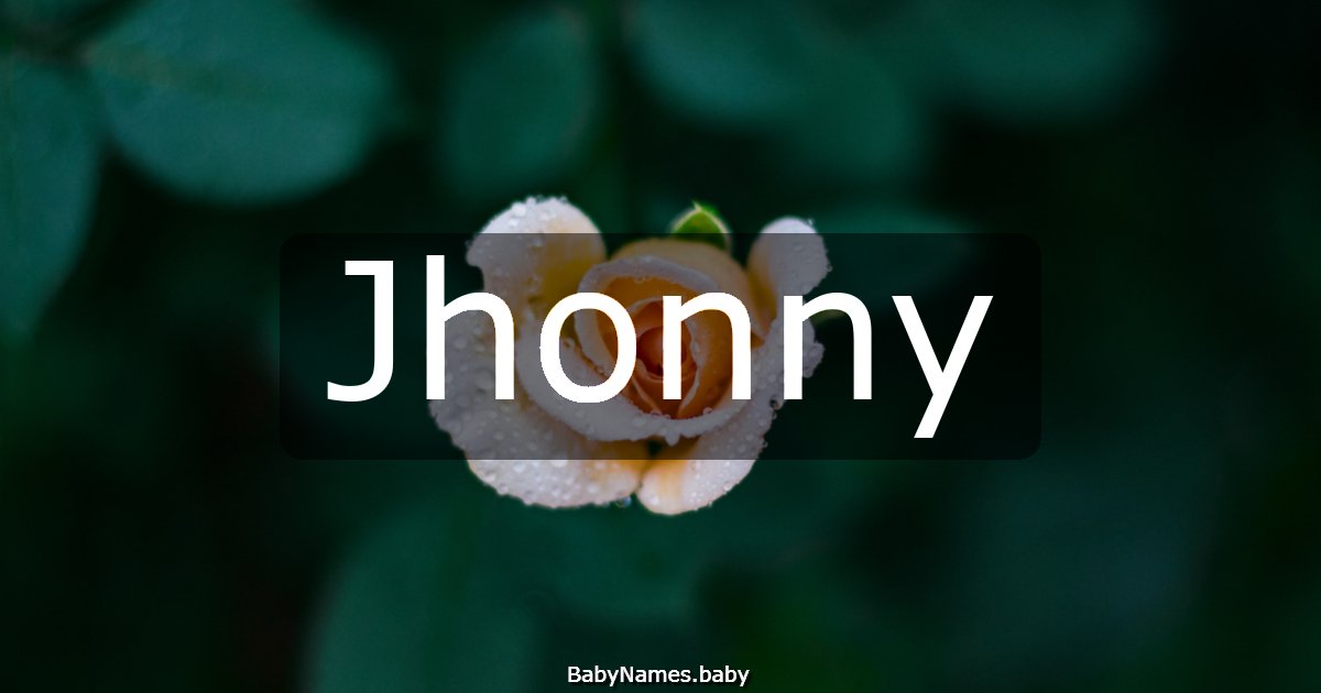 Jhonny