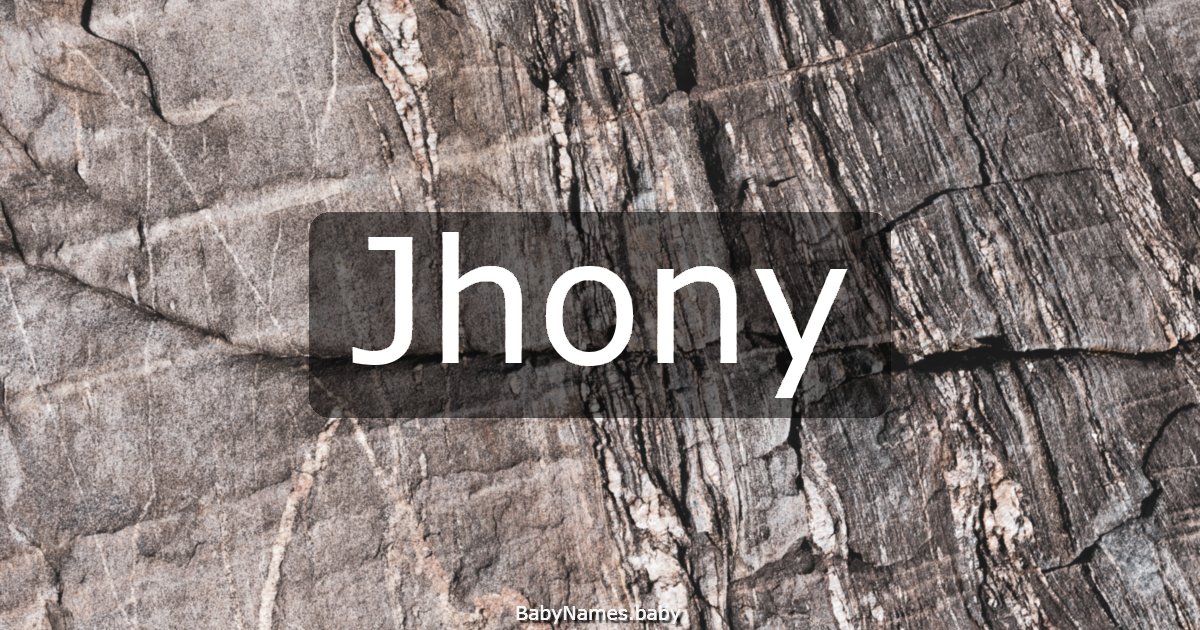 Jhony