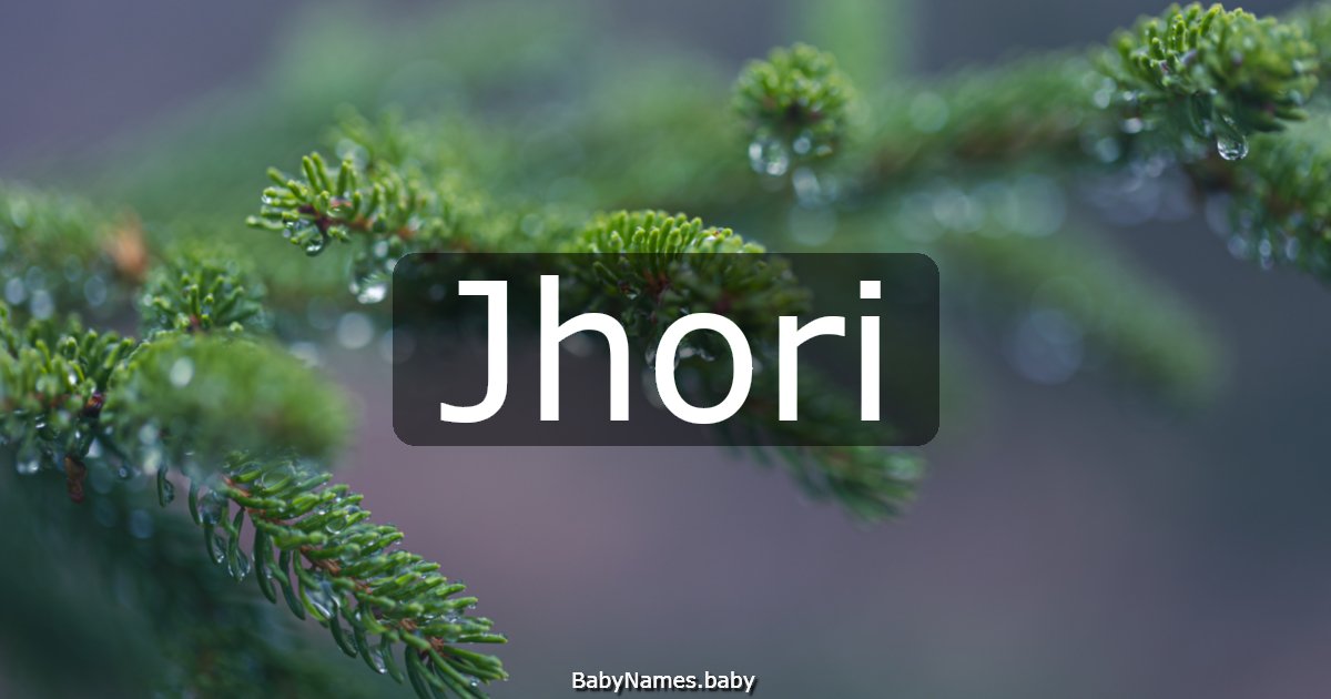 Jhori